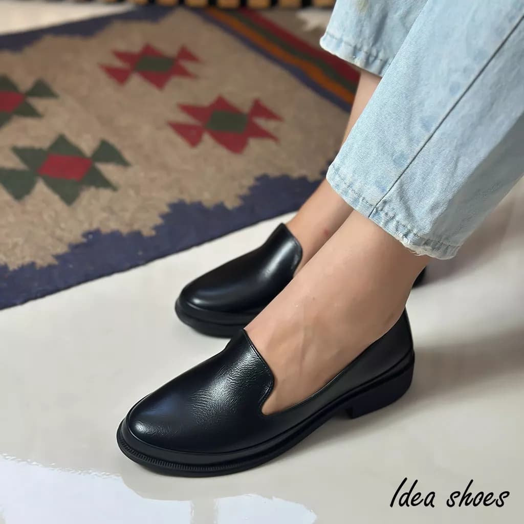 کفش طبی زنانه مدل برگهدار کد 134