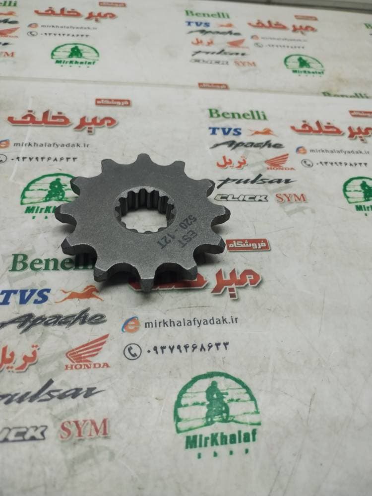 دنده (طبق) زنجیر جلو موتور تریل هاسکی و طرح هاسکی و موتورهای اروپایی (سایز 520) — تصویر ۴