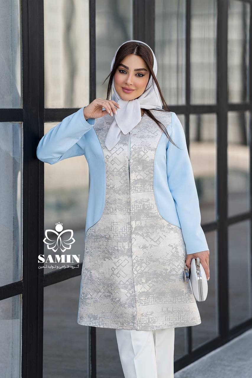مانتو عیدانه مدل تندیس — تصویر ۸
