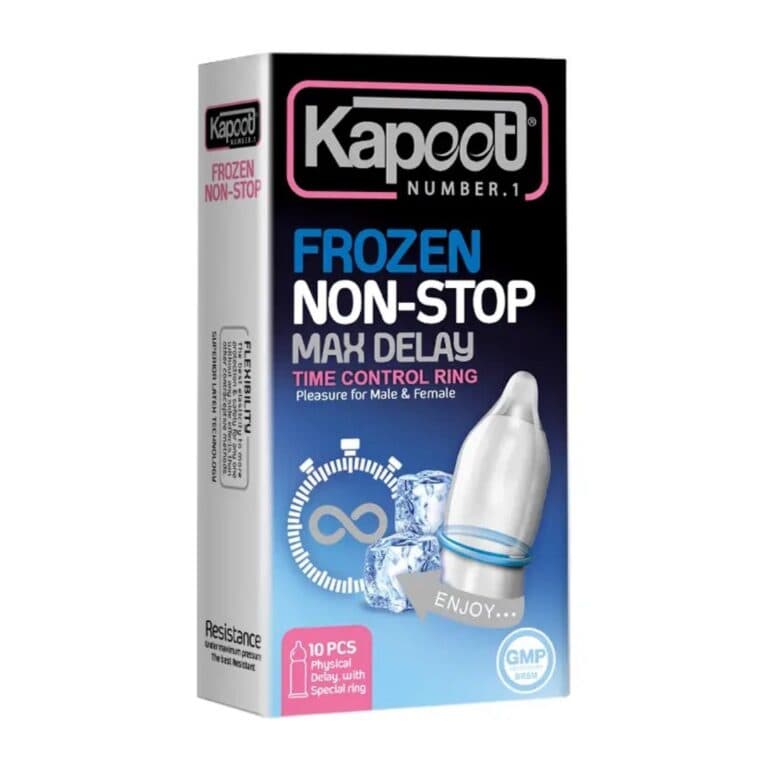 کاندوم کاپوت تاخیری حلقهدار یخی NON STOP ICE