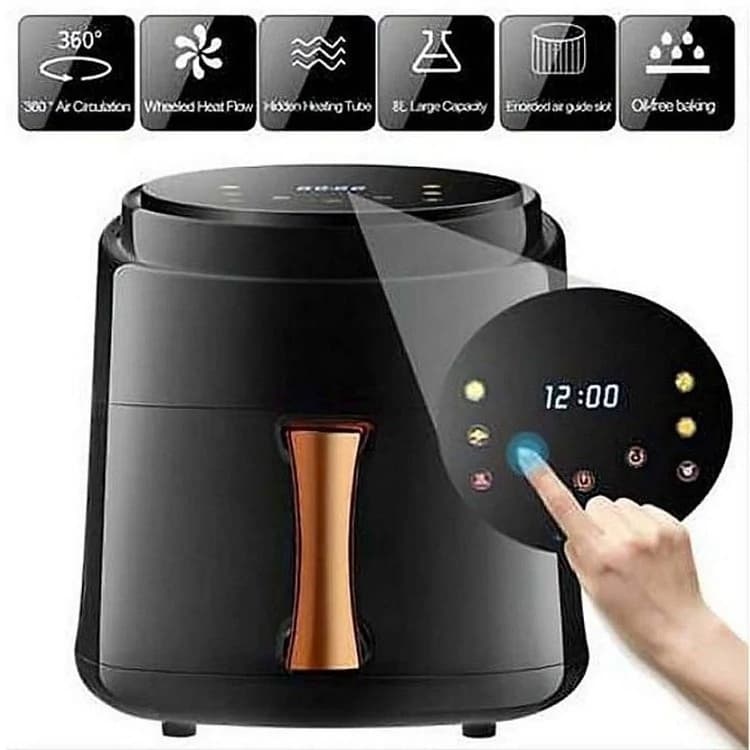 هواپز 10 لیتری بدون روغن سیلور کرست مدل CS-1080 — تصویر ۷