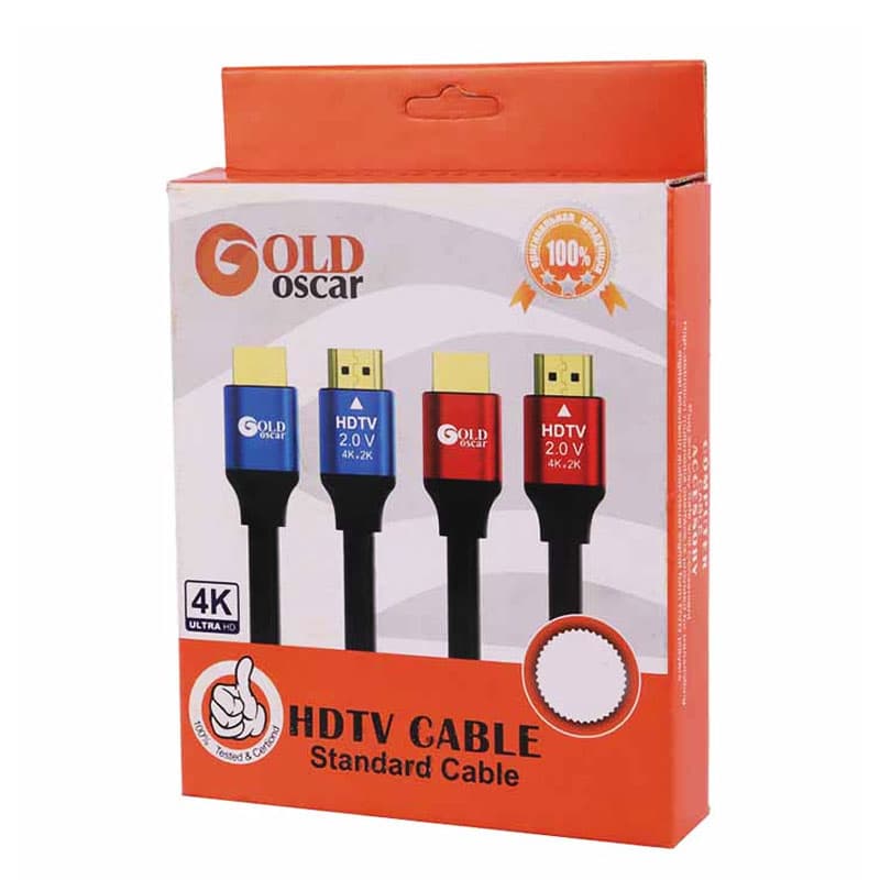 کابل HDMI گلد اسکار HDMI GOLD OSCAR 4K 1.5M