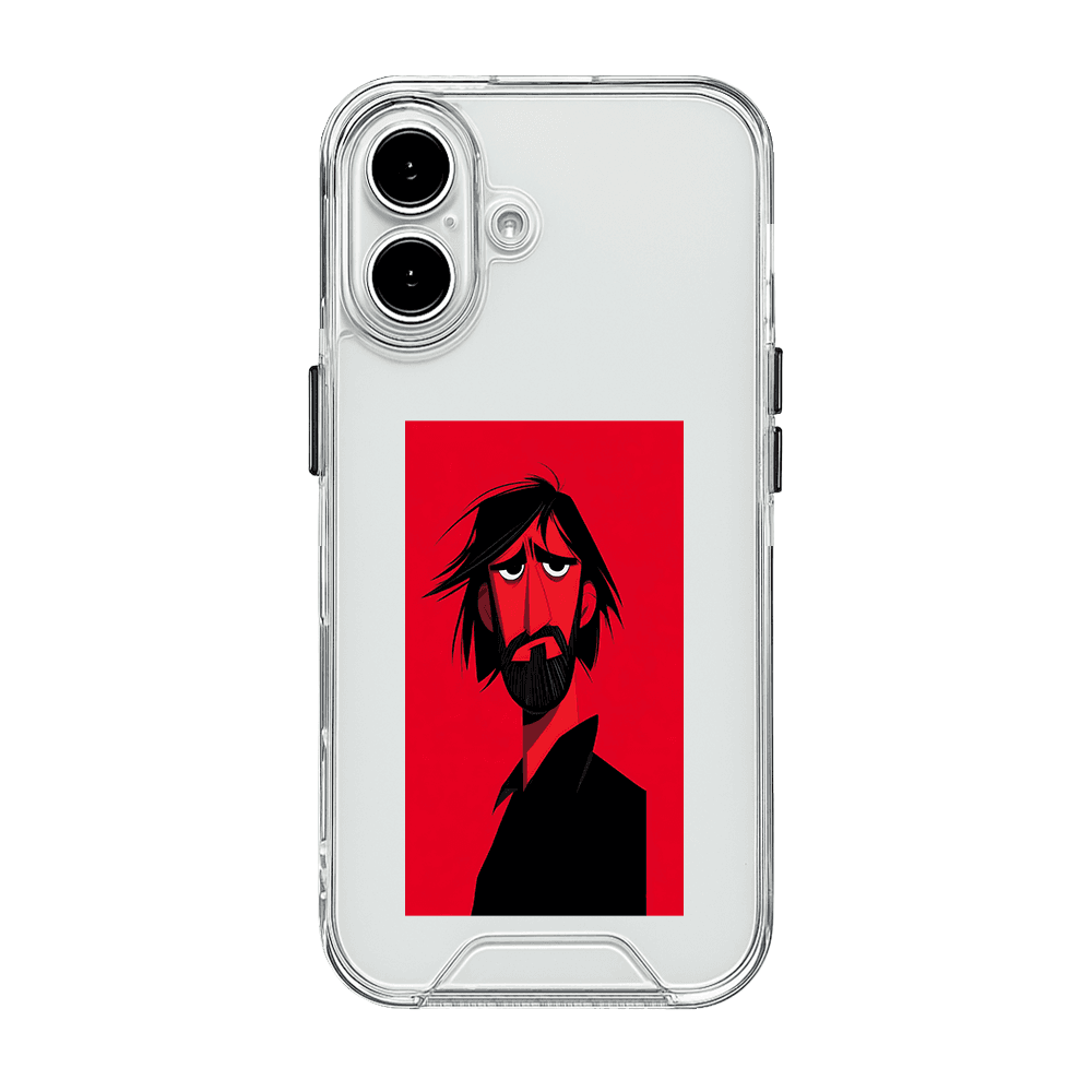 قاب شفاف چاپی طرح Red Man کد T0067 مناسب برای گوشی موبایل اپل آیفون Apple iPhone 7 / 8 / SE 2020 / 7 Plus / 8 Plus / X / XS / XR / XS Max / 11 / 11 Pro / 11 Pro Max / 12 / 12 Pro / 12 Pro Max / 13 / 1 — تصویر ۴