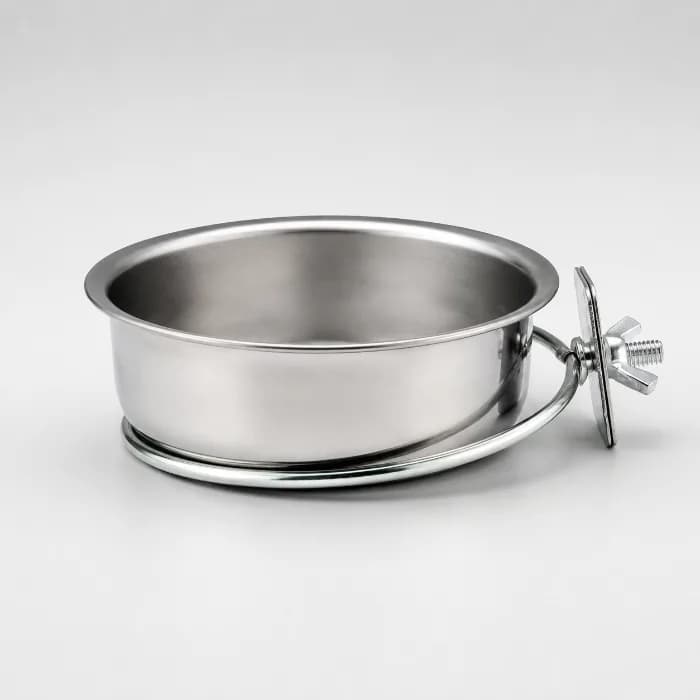 ظرف دانه و آبخوری استیل