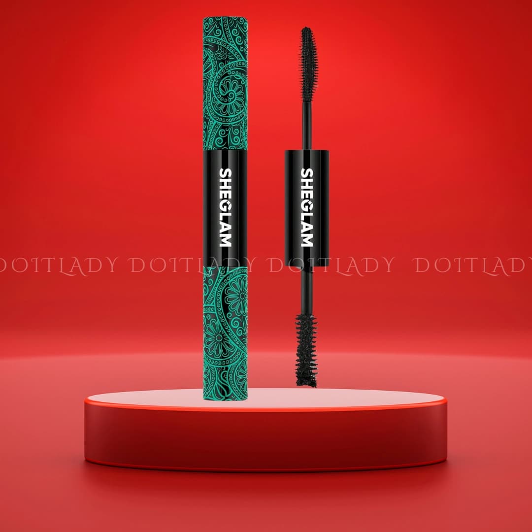 ریمل ضد آب شیگلم دو سر sheglam volum Mascara Black