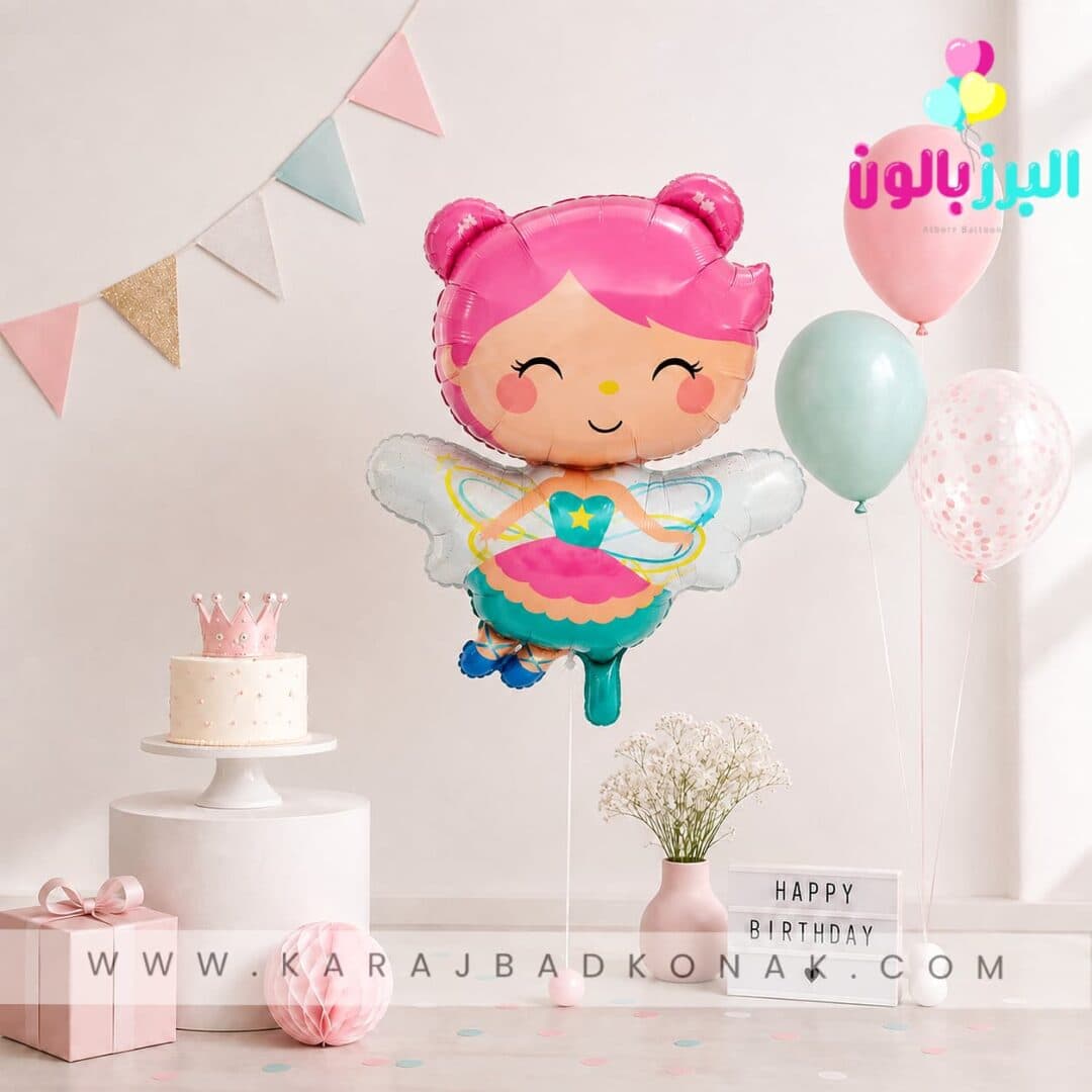 بادکنک فویلی فرشته — تصویر ۳