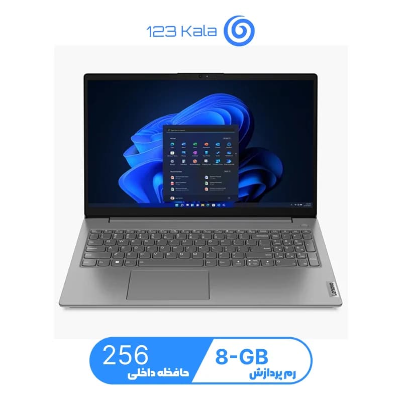 لپ تاپ 15.6 اینچی لنوو مدل V15 G4 پردازنده Core i3 1315U رم 8GB DDR4 حافظه 256GB SSD