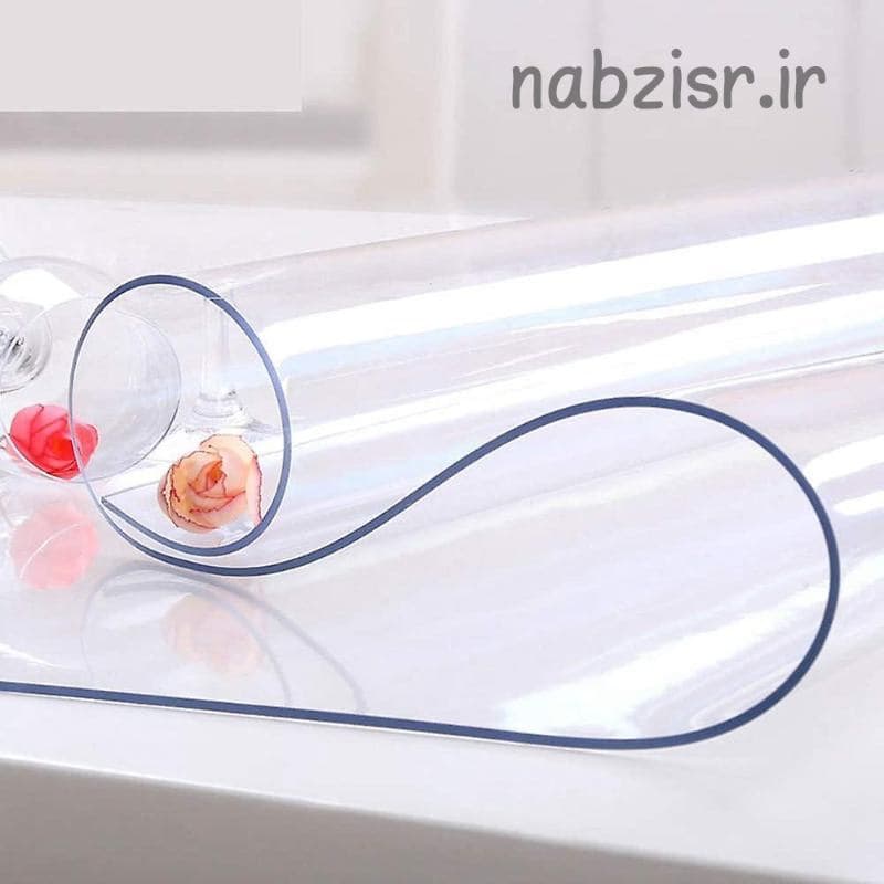 طلق رومیزی 2 میل(۱۲۰ در ۱۲۰ سانت) شفاف ژله ای — تصویر ۶