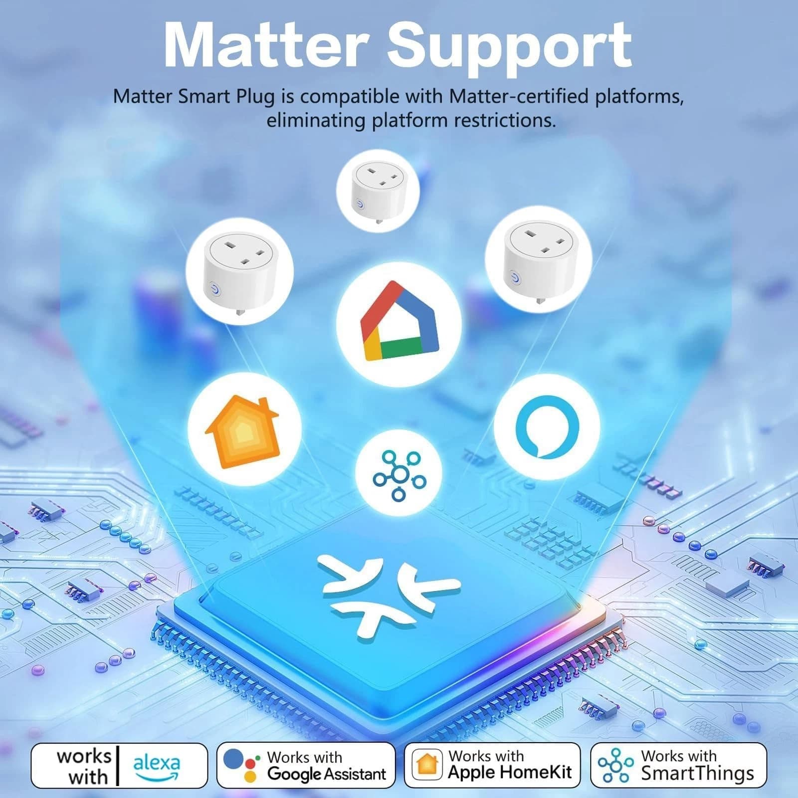 پریز هوشمند زنون مدل Matter بسته ۲ عددی | XENON Matter Smart Plug 2PACK — تصویر ۱۱