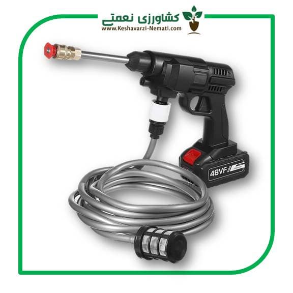 سمپاش و کارواش شارژی تفنگی تک باتری
