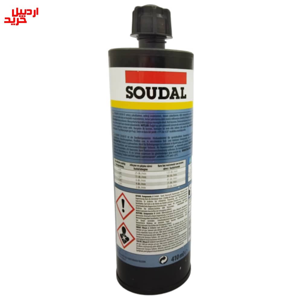 چسب کاشت میلگرد دو جزئی سودافیکس ea350-st سودال soudal soudafix epoxy acrylate ea350-st 410ml — تصویر ۴