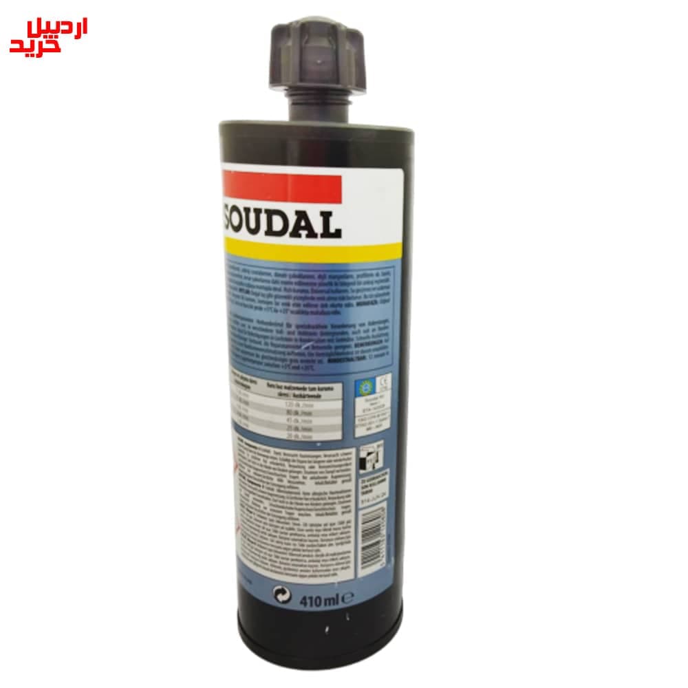 چسب کاشت میلگرد دو جزئی سودافیکس ea350-st سودال soudal soudafix epoxy acrylate ea350-st 410ml — تصویر ۹