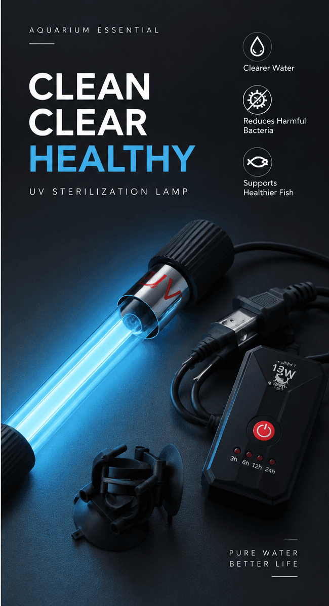 لامپ ضدعفونی UV آکواریوم Zhiyang ZY-UV1 برای تصفیه آب — تصویر ۴