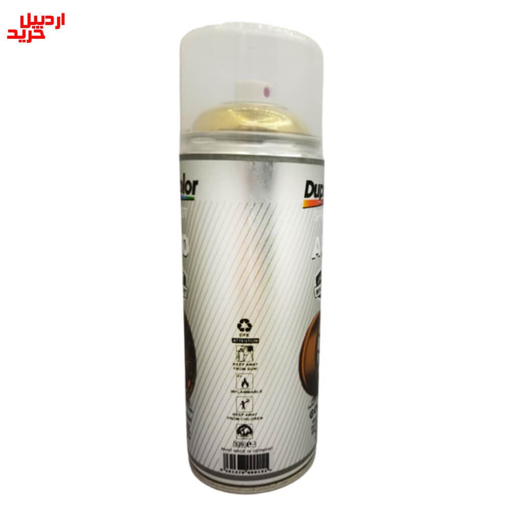 اسپری رنگ رینگ طلایی دوپلی کالر Dupli Color wheel paint spray GOLDEN 400ml — تصویر ۴