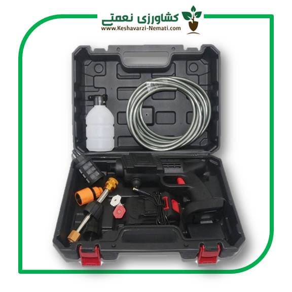 سمپاش و کارواش شارژی تفنگی 2 باتری