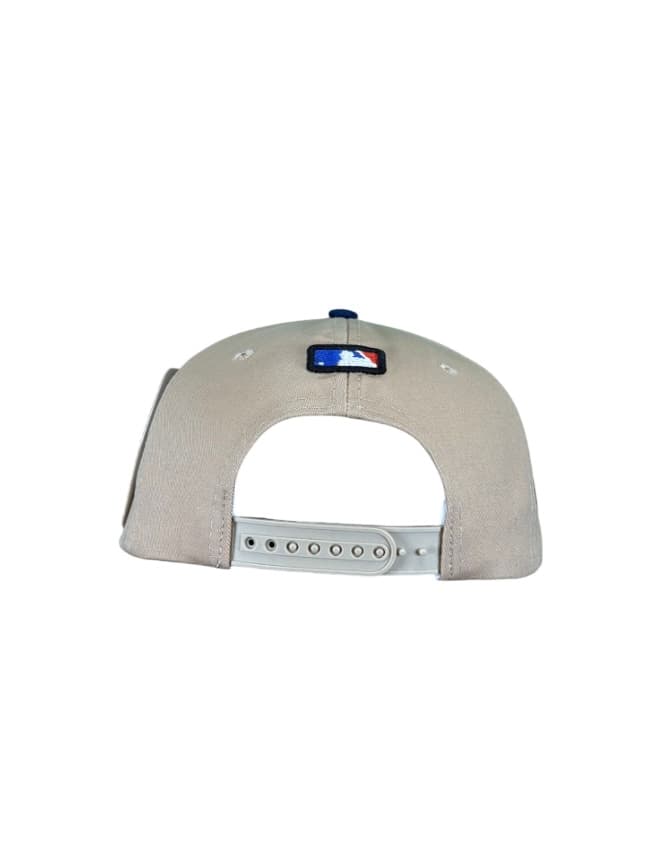 کلاه نقابدار بیسبالی اسنپ بک (ADJUSTABLE) مارک NY کرم کد097 — تصویر ۴