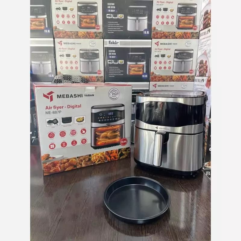 سرخ کن بدون روغن دو المنته 10.8 لیتر مباشی Me-887P — تصویر ۵
