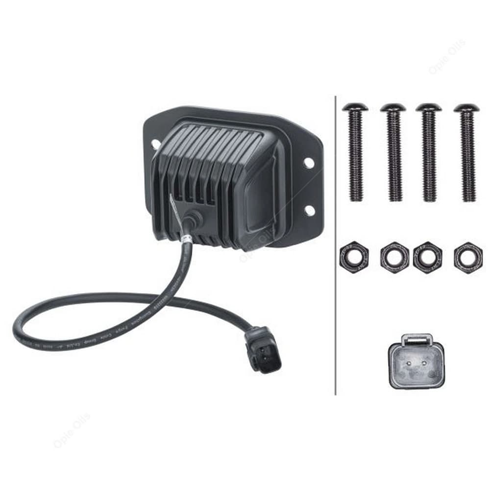 پروژکتور دوعددی Hella مدل Black Magic LED Cube Kit 3.2 — تصویر ۶