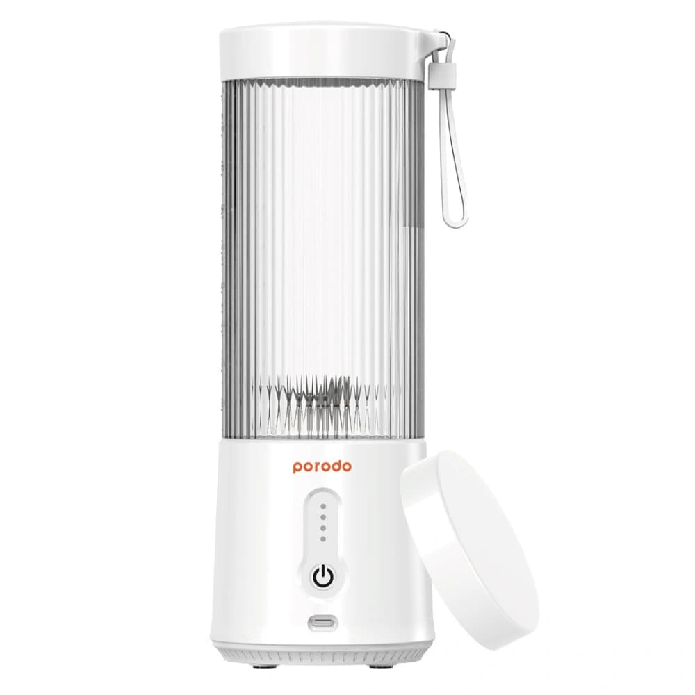 مخلوطکن قابل حمل پرودو مدل Porodo Go-Blender LFST017، با تیغههای استیل 6 پره و موتور 220 وات