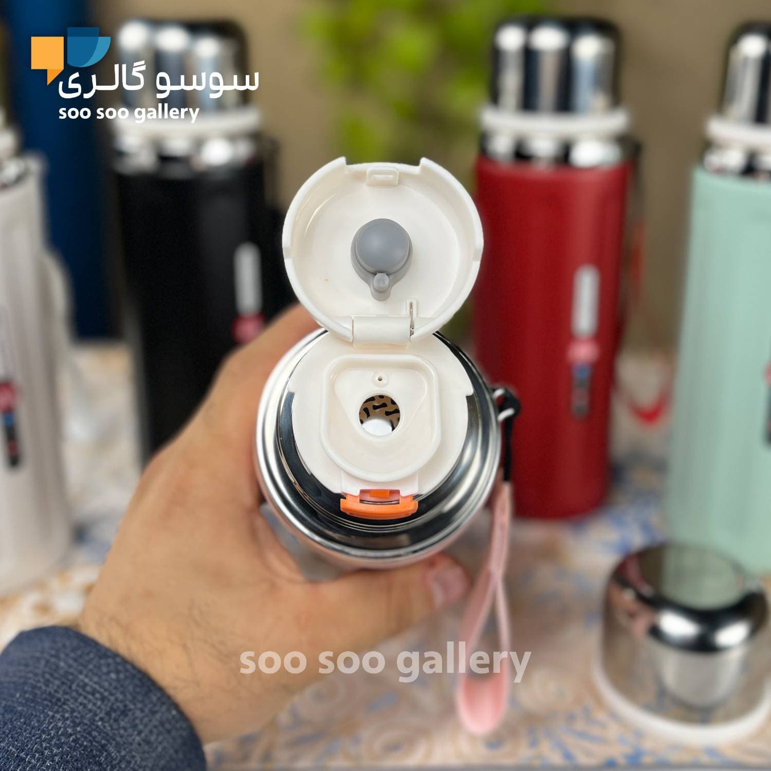 فلاسک شیاردار 316 حجم 800 میلی لیتر — تصویر ۵
