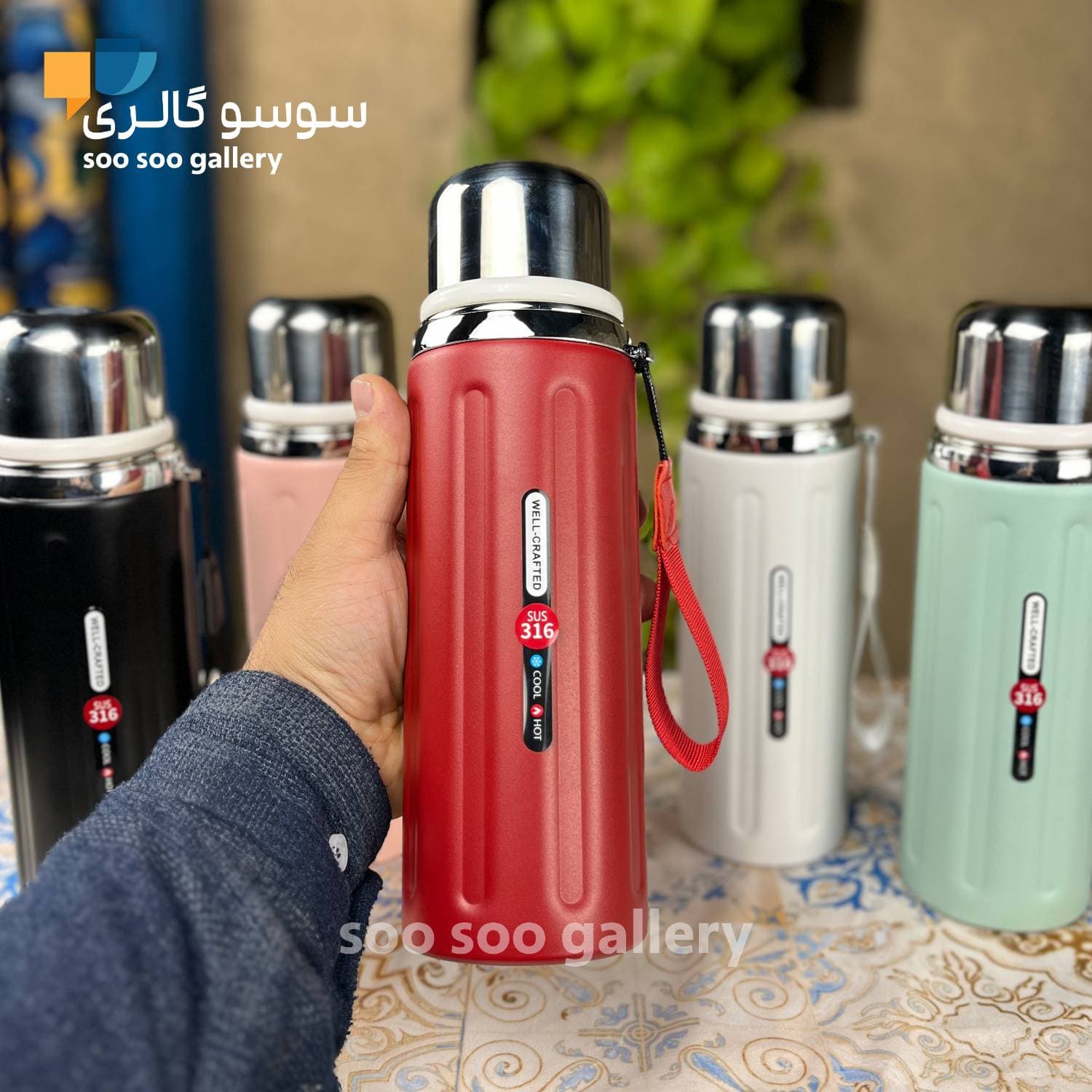 فلاسک شیاردار 316 حجم 800 میلی لیتر — تصویر ۸