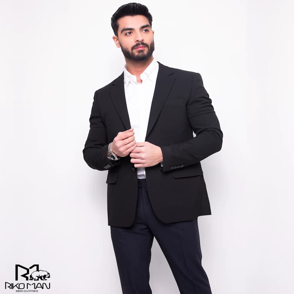 کت و شلوار مردانه پارچه گاباردین کد ۷۷۷۳ — تصویر ۴