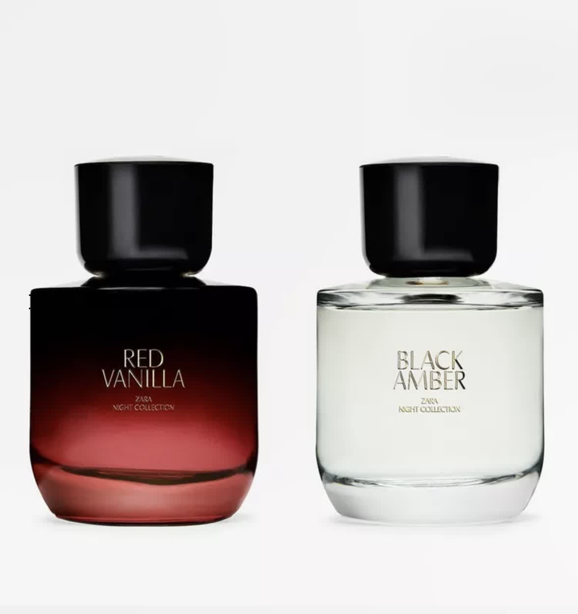 ادکلن اورجینال دوقلو برند Zara مدل میلRed vanilia & Black amber 2*90