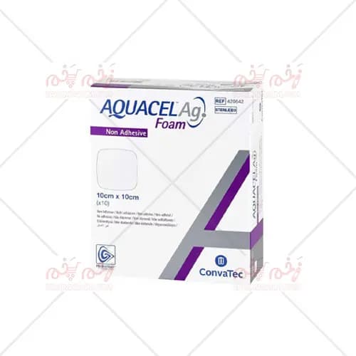 پانسمان فوم نقره دار آکواسل کانواتک Aquacel Foam Ag Convatec