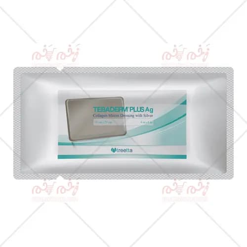 پانسمان ماتریکس طبادرم پلاس نقره تریتا Collagen Matrix Dressing With Silver TEBADERM PLUS Ag — تصویر ۵