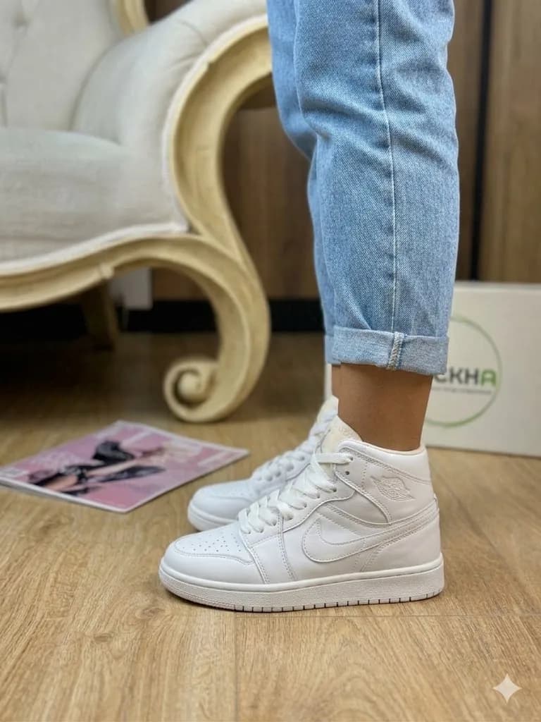 ونس زنانه جردن 1 jordan 1 ساق دار آسیا کد 31667 — تصویر ۳