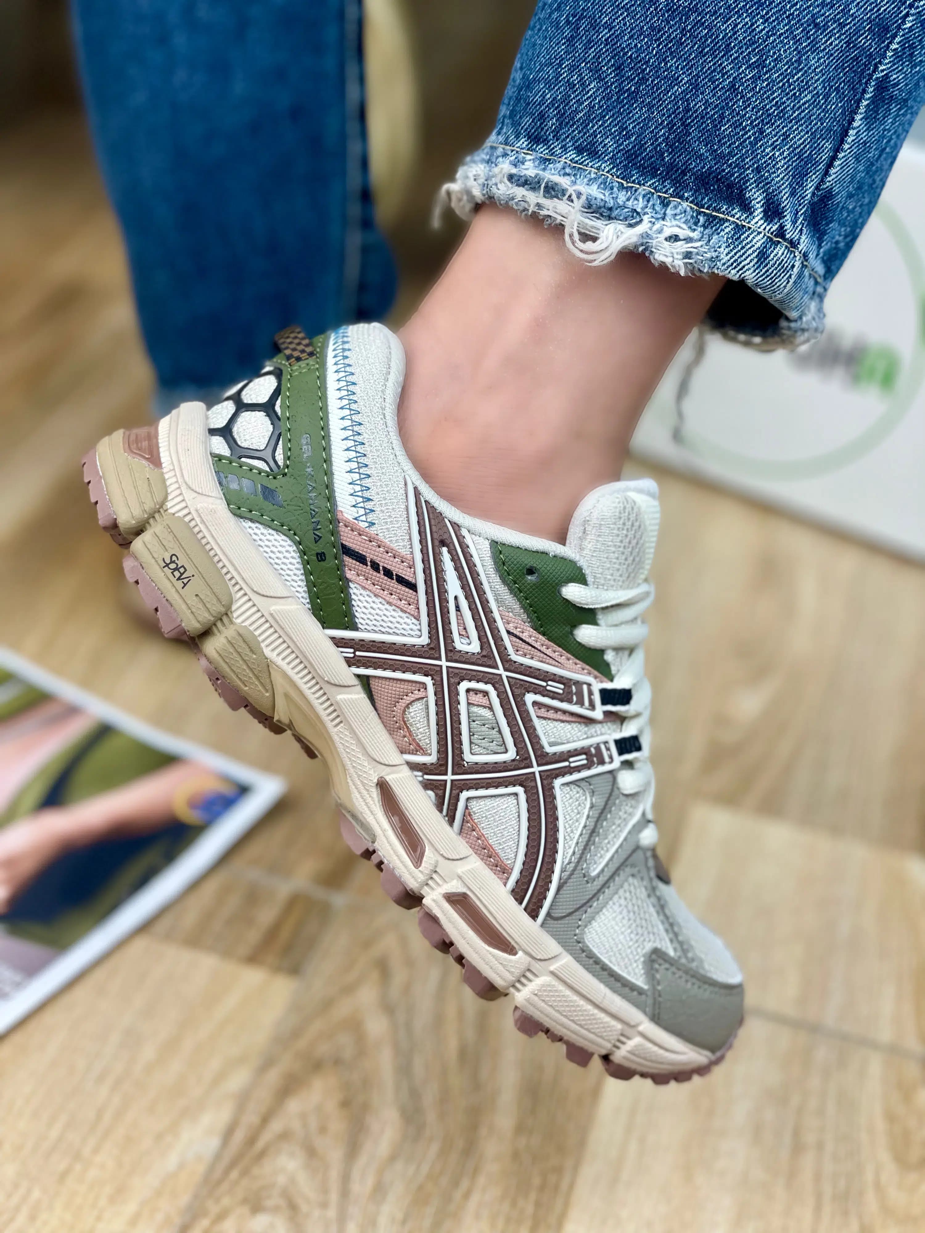 کتونی زنانه آسیکس کاهانا asics kahana مستر کوالیتی ویتنام زیره eva کد 26609 — تصویر ۲