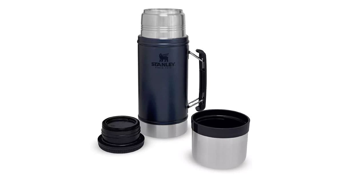 فلاسک غذای استنلی 0.94 لیتری | STANLEY Classic Legendary Food Jar تمام استیل — تصویر ۹