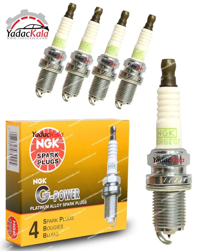 شمع سوزنی پلاتنیوم پایه کوتاه ان جی کی ژاپن BKR6EGP-7092 — تصویر ۴