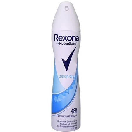 اسپری بدن زنانه کوتون درای رکسونا REXONA COTTON DRY