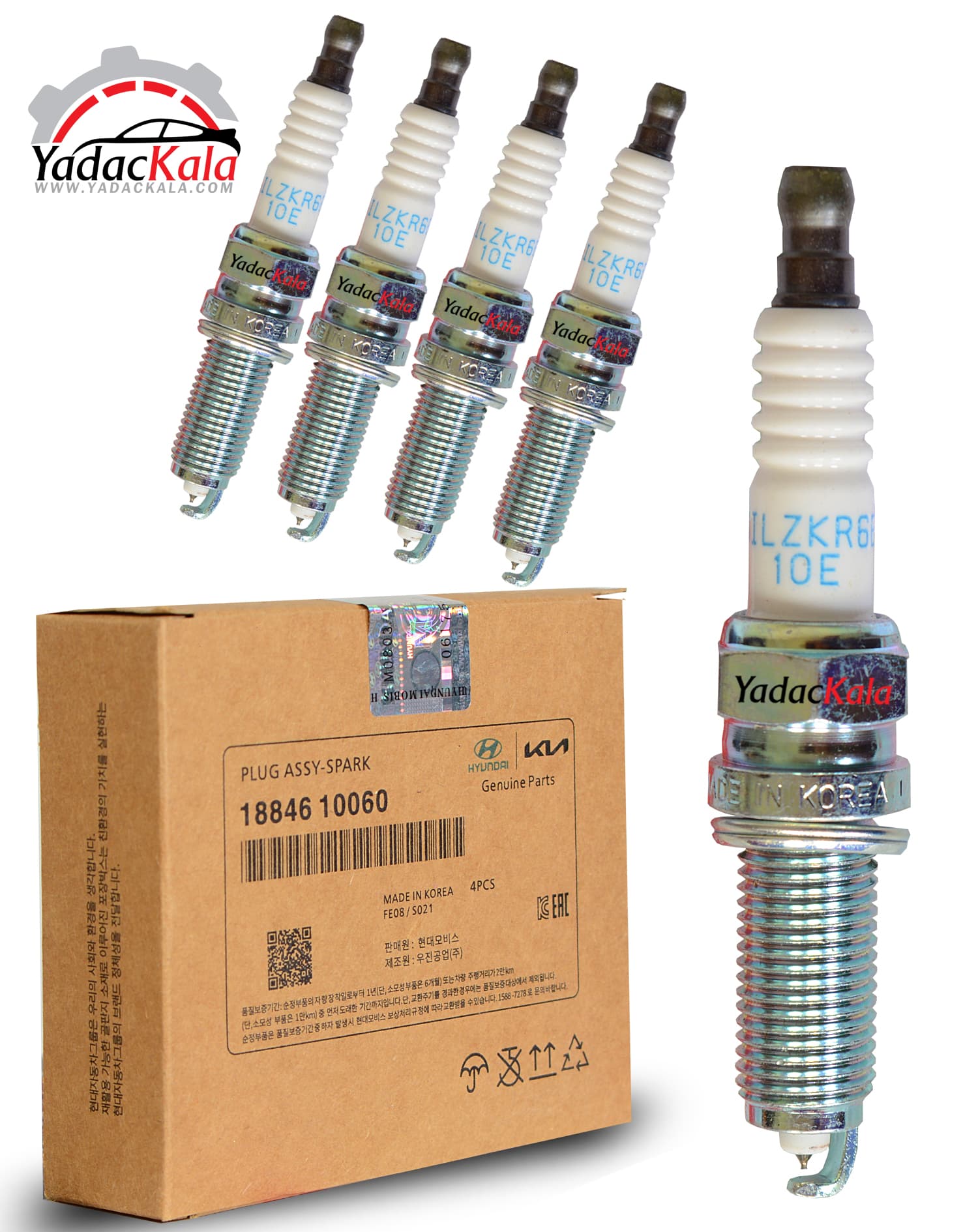 شمع سوزنی ایریدیوم یورو4 ان جی کی موبیس کره 1884610060