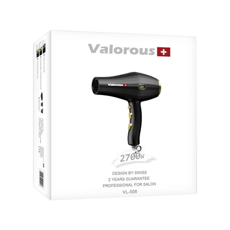 سشوار فوق حرفهای VALOROUS مدل VL506 – قدرت 2700 وات — تصویر ۲