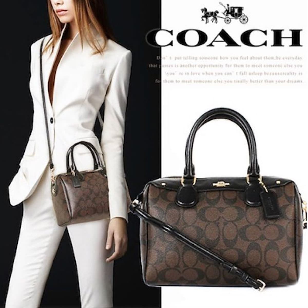 کیف کوچ صندوقی (Coach) — تصویر ۸