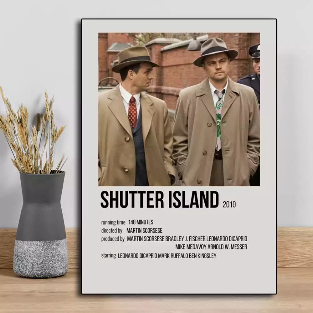 تابلو مینیمال فیلم Shutter Island 2010 — تصویر ۲