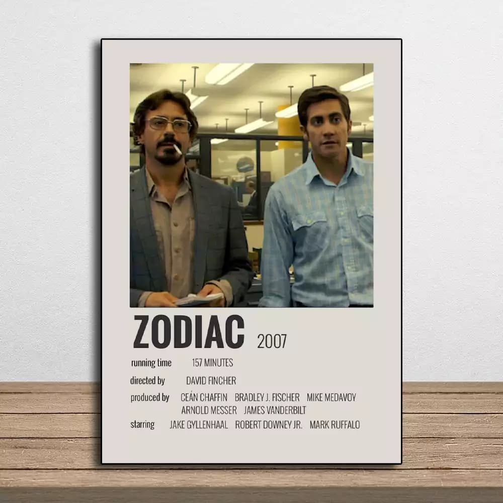تابلو مینیمال فیلم Zodiac 2007 — تصویر ۲