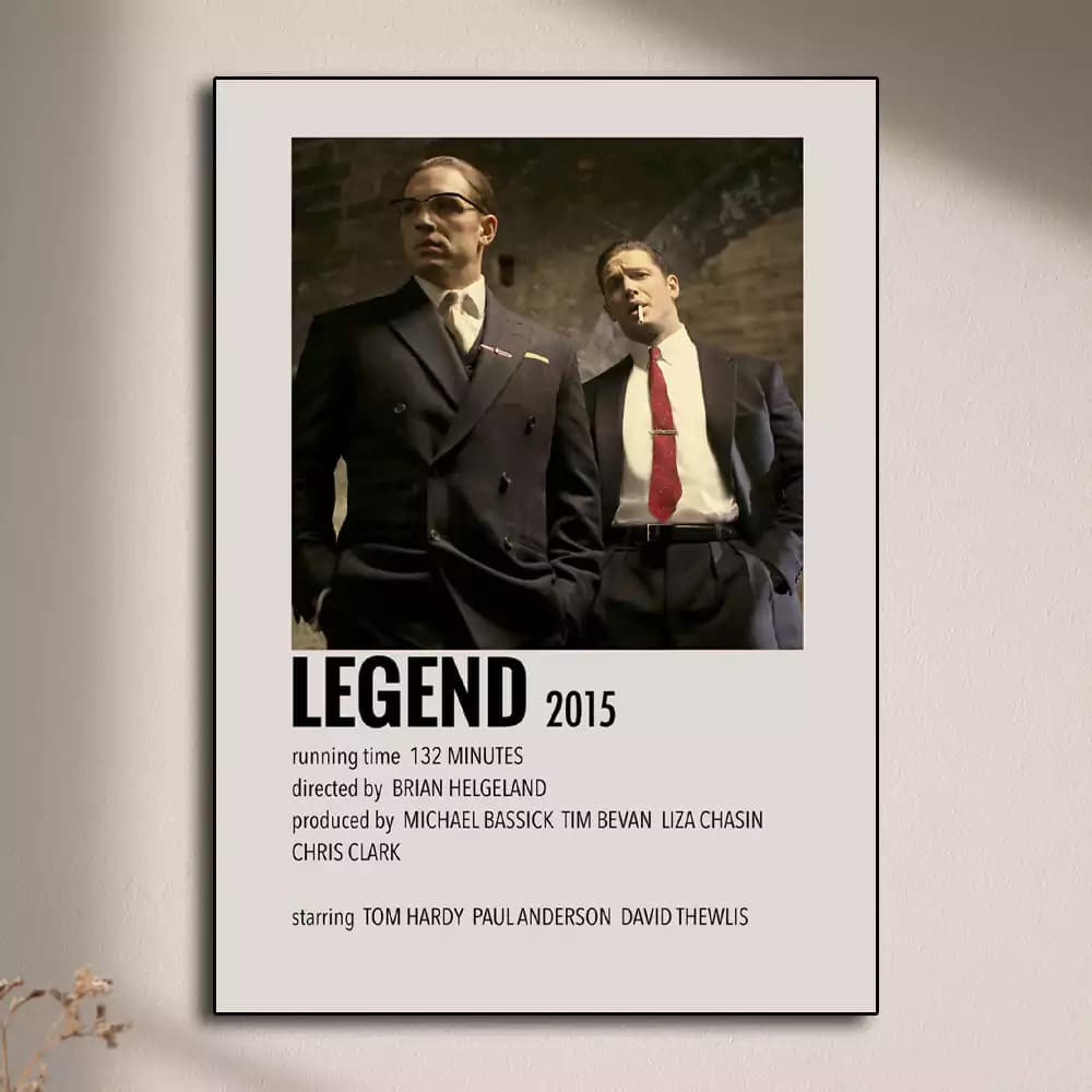 تابلو مینیمال فیلم Legend 2015 — تصویر ۲