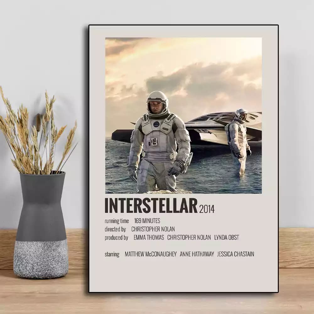تابلو مینیمال فیلم Interstellar 2014 — تصویر ۲
