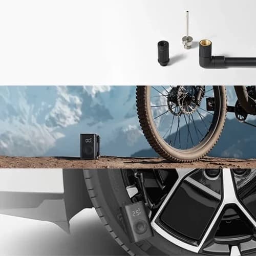 پمپ باد قابل حمل شارژی شیائومی میجیا مدل Mijia Compact Portable Air Compressor MJBXCQBQW (ارسال رایگان) — تصویر ۴