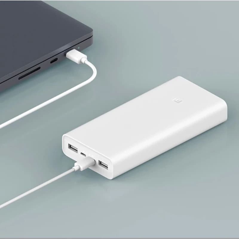 پاوربانک فست شارژ شیائومی اورجینال مدل PLM18ZM Xiaomi Mi PowerBank 3 ظرفیت 20000 میلی آمپر ساعت — تصویر ۳