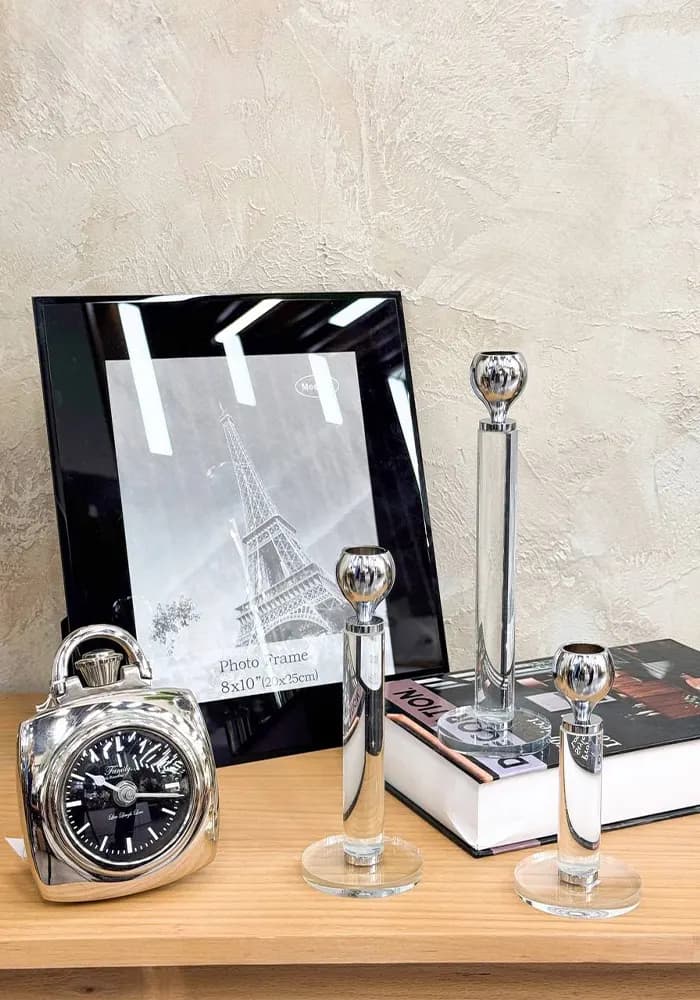 شمعدان کریستالی سه سایز