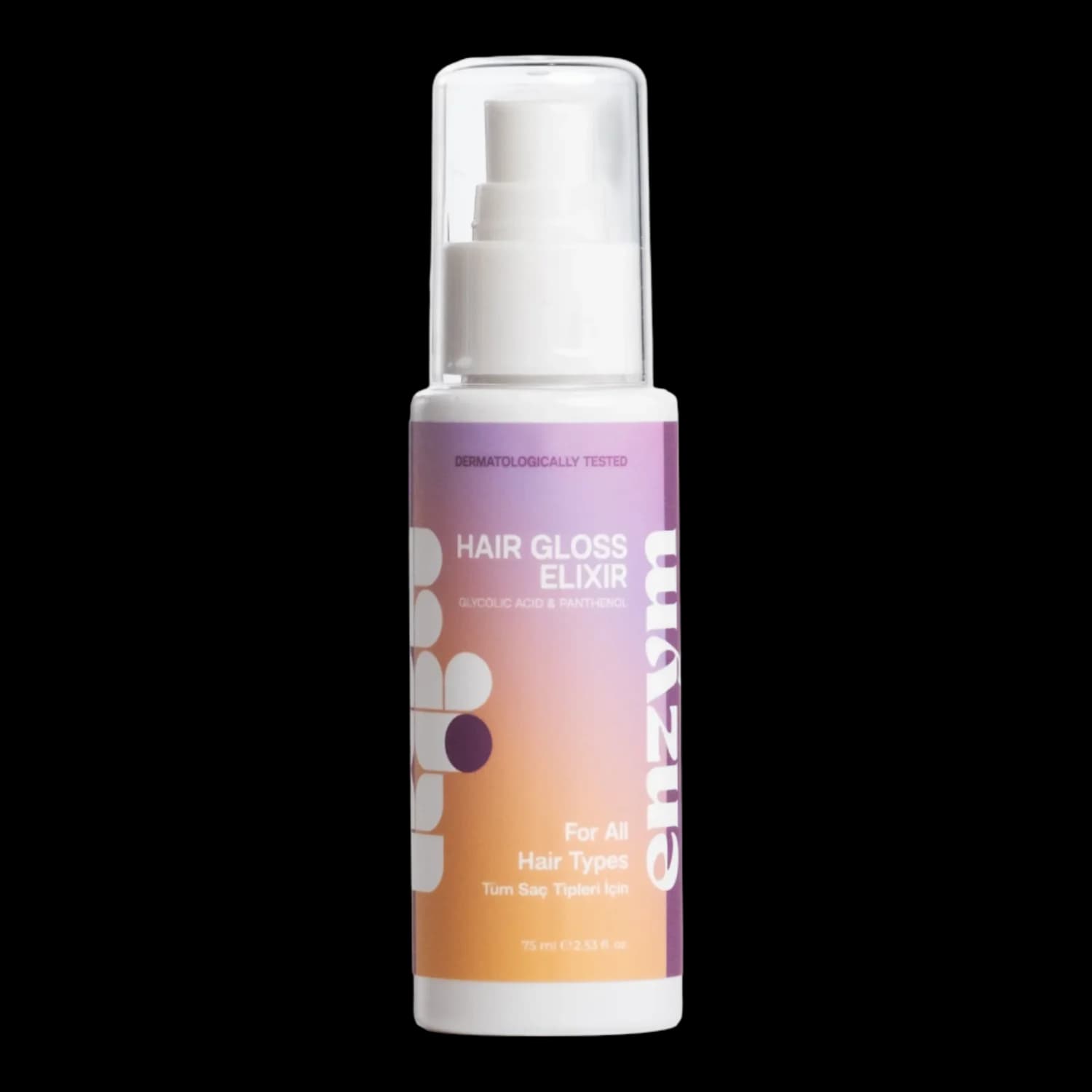 سرم مو براق کننده و صاف کننده آنزیم مدل Gloss Elixir | ضد وز — تصویر ۳
