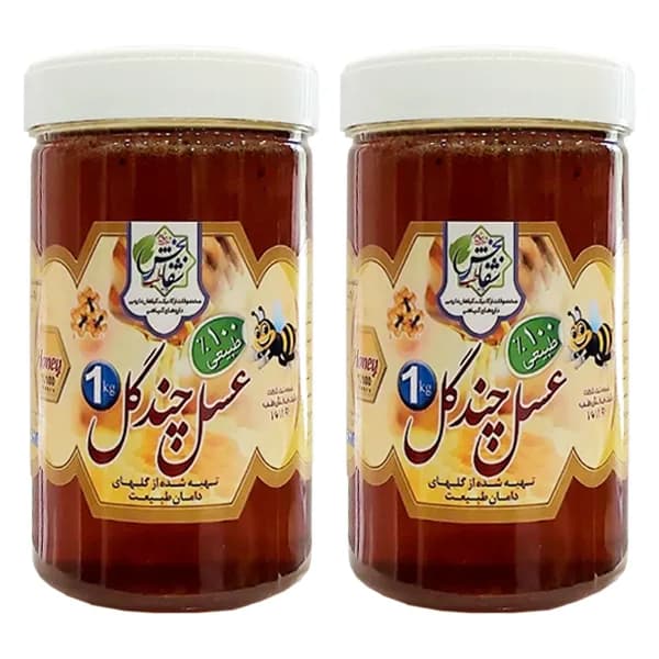عسل چند گل برند شفابخش وزن یک کیلوگرم — تصویر ۳