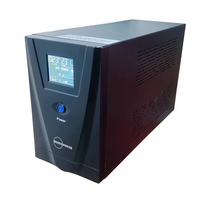 یو پی اس بستن پاور مدل BPO-1500VA-7.5Ah با ظرفیت 1500 ولت آمپر به همراه باتری داخلی – مشکی