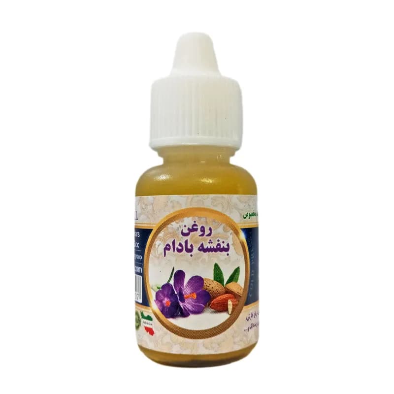 روغن بنفشه بادام | حجم 20 سی سی برند سینوهه — تصویر ۵