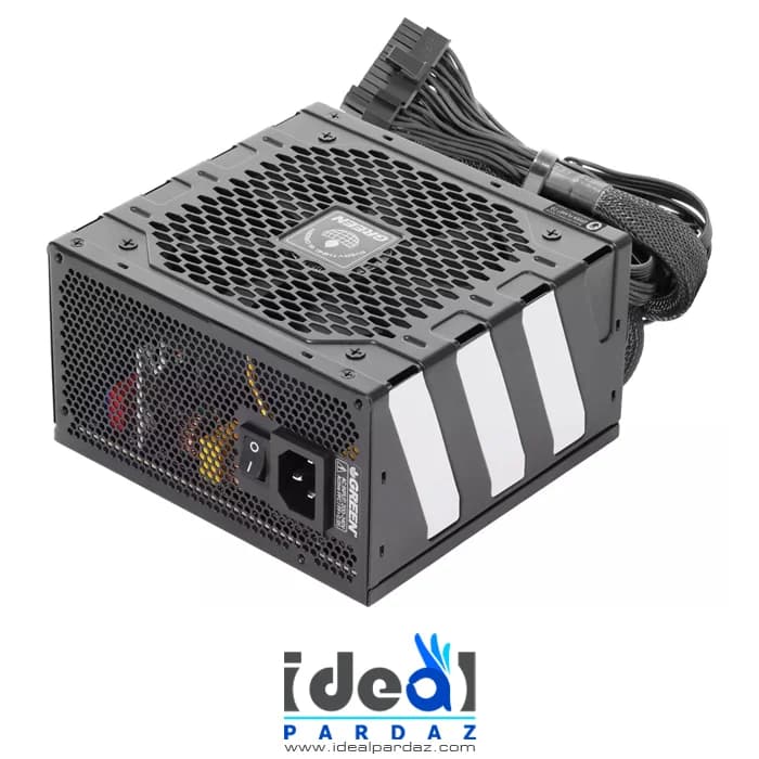 منبع تغذیه (پاور) 600 وات گرین POWER GREEN GP600A-GED