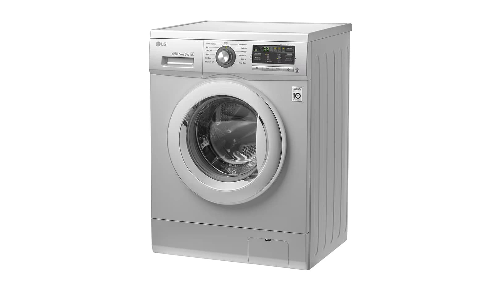ماشین لباسشویی ال جی 8 کیلویی F1496TDT23 — تصویر ۳